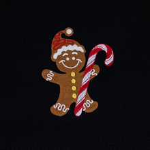 Lade das Bild in den Galerie-Viewer, Geschirrtuch Lebkuchenmann, schwarz