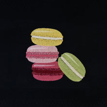 Lade das Bild in den Galerie-Viewer, Geschirrtuch Macarons, schwarz
