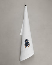 Lade das Bild in den Galerie-Viewer, Geschirrtuch Dackel, weiß