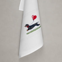 Lade das Bild in den Galerie-Viewer, Geschirrtuch Dackel Balloon, weiß