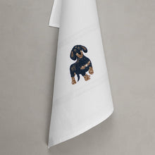 Lade das Bild in den Galerie-Viewer, Geschirrtuch Dackel, weiß