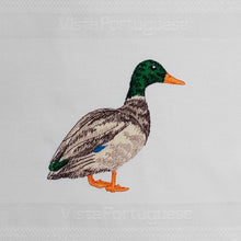 Lade das Bild in den Galerie-Viewer, Geschirrtuch Ente, weiß