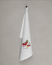 Lade das Bild in den Galerie-Viewer, Geschirrtuch Gemüse Kombination, weiß