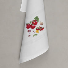 Lade das Bild in den Galerie-Viewer, Geschirrtuch Gemüse Kombination, weiß