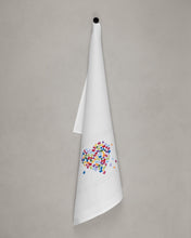 Lade das Bild in den Galerie-Viewer, Geschirrtuch Heart of Butterfly, weiß
