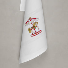 Lade das Bild in den Galerie-Viewer, Geschirrtuch Karussell, weiß