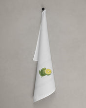 Lade das Bild in den Galerie-Viewer, Geschirrtuch Limette, weiß