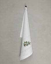 Lade das Bild in den Galerie-Viewer, Geschirrtuch Olive, weiß