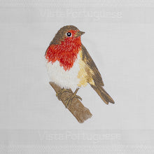 Lade das Bild in den Galerie-Viewer, Geschirrtuch Rotkehlchen, weiß