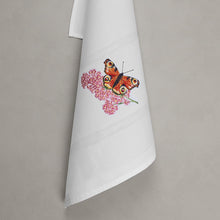 Lade das Bild in den Galerie-Viewer, Geschirrtuch Schmetterling, weiß