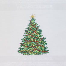 Lade das Bild in den Galerie-Viewer, Geschirrtuch Weihnachtsbaum, weiß