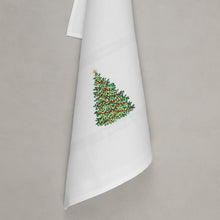 Load image into Gallery viewer, Tea towel heart, white