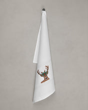 Load image into Gallery viewer, Tea towel heart, white