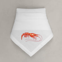 Lade das Bild in den Galerie-Viewer, Serviette Garnele, weiß