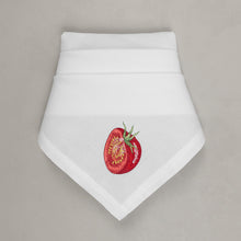 Lade das Bild in den Galerie-Viewer, Serviette Tomate, weiß