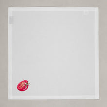 Lade das Bild in den Galerie-Viewer, Serviette Tomate, weiß