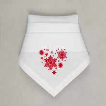 Lade das Bild in den Galerie-Viewer, Serviette Weihnachtsherz, weiß