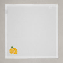 Lade das Bild in den Galerie-Viewer, Serviette Zitrone, weiß