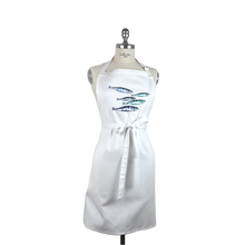 Lade das Bild in den Galerie-Viewer, Schürze Sardinenschwarm, weiß