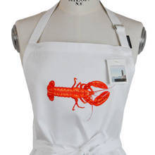 Lade das Bild in den Galerie-Viewer, Schürze Hummer, weiß
