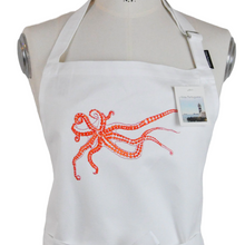 Lade das Bild in den Galerie-Viewer, Schürze Oktopus, weiß