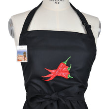 Lade das Bild in den Galerie-Viewer, Schürze Chili, schwarz