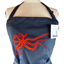 Lade das Bild in den Galerie-Viewer, Schürze Oktopus, schwarz
