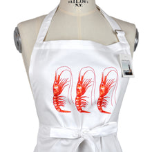 Lade das Bild in den Galerie-Viewer, Schürze Garnelen, weiß