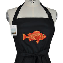 Lade das Bild in den Galerie-Viewer, Schürze Rotbarsch, schwarz