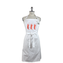 Lade das Bild in den Galerie-Viewer, Schürze Garnelen, weiß