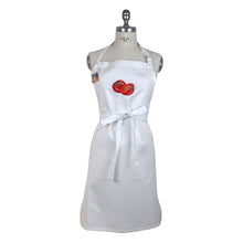 Lade das Bild in den Galerie-Viewer, Schürze Tomate, weiß