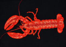 Lade das Bild in den Galerie-Viewer, Geschirrtuch Hummer, schwarz