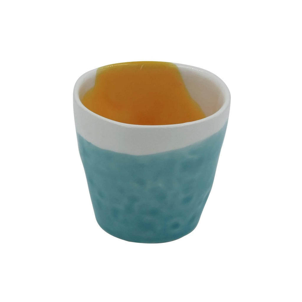Color Coffee Cup Blue/Yellow
