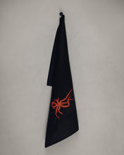 Lade das Bild in den Galerie-Viewer, Geschirrtuch Oktopus, schwarz