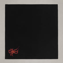 Lade das Bild in den Galerie-Viewer, Serviette Oktopus, schwarz