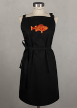 Lade das Bild in den Galerie-Viewer, Schürze Rotbarsch, schwarz