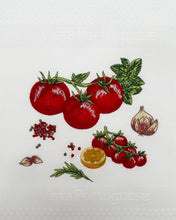 Lade das Bild in den Galerie-Viewer, Geschirrtuch Gemüse Kombination, weiß