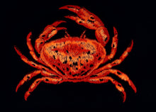 Lade das Bild in den Galerie-Viewer, Geschirrtuch Krabbe, schwarz