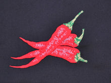 Lade das Bild in den Galerie-Viewer, Geschirrtuch Chili, schwarz