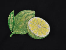 Lade das Bild in den Galerie-Viewer, Geschirrtuch Limette, schwarz