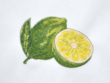 Lade das Bild in den Galerie-Viewer, Geschirrtuch Limette, weiß