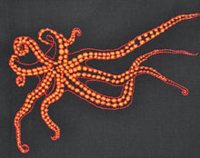 Lade das Bild in den Galerie-Viewer, Geschirrtuch Oktopus, schwarz
