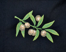 Lade das Bild in den Galerie-Viewer, Geschirrtuch Olive, schwarz