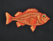 Lade das Bild in den Galerie-Viewer, Geschirrtuch Rotbarsch, schwarz