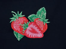 Lade das Bild in den Galerie-Viewer, Geschirrtuch Erdbeere, schwarz