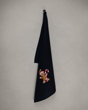 Lade das Bild in den Galerie-Viewer, Geschirrtuch Lebkuchenmann, schwarz
