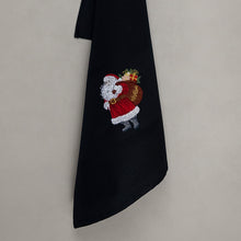 Lade das Bild in den Galerie-Viewer, Geschirrtuch Weihnachtsmann, schwarz
