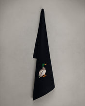 Load image into Gallery viewer, Tea towel duck, black
