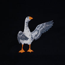 Load image into Gallery viewer, Goose tea towel, black
