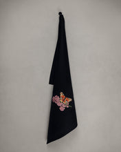 Load image into Gallery viewer, Geschirrtuch Schmetterling, schwarz
